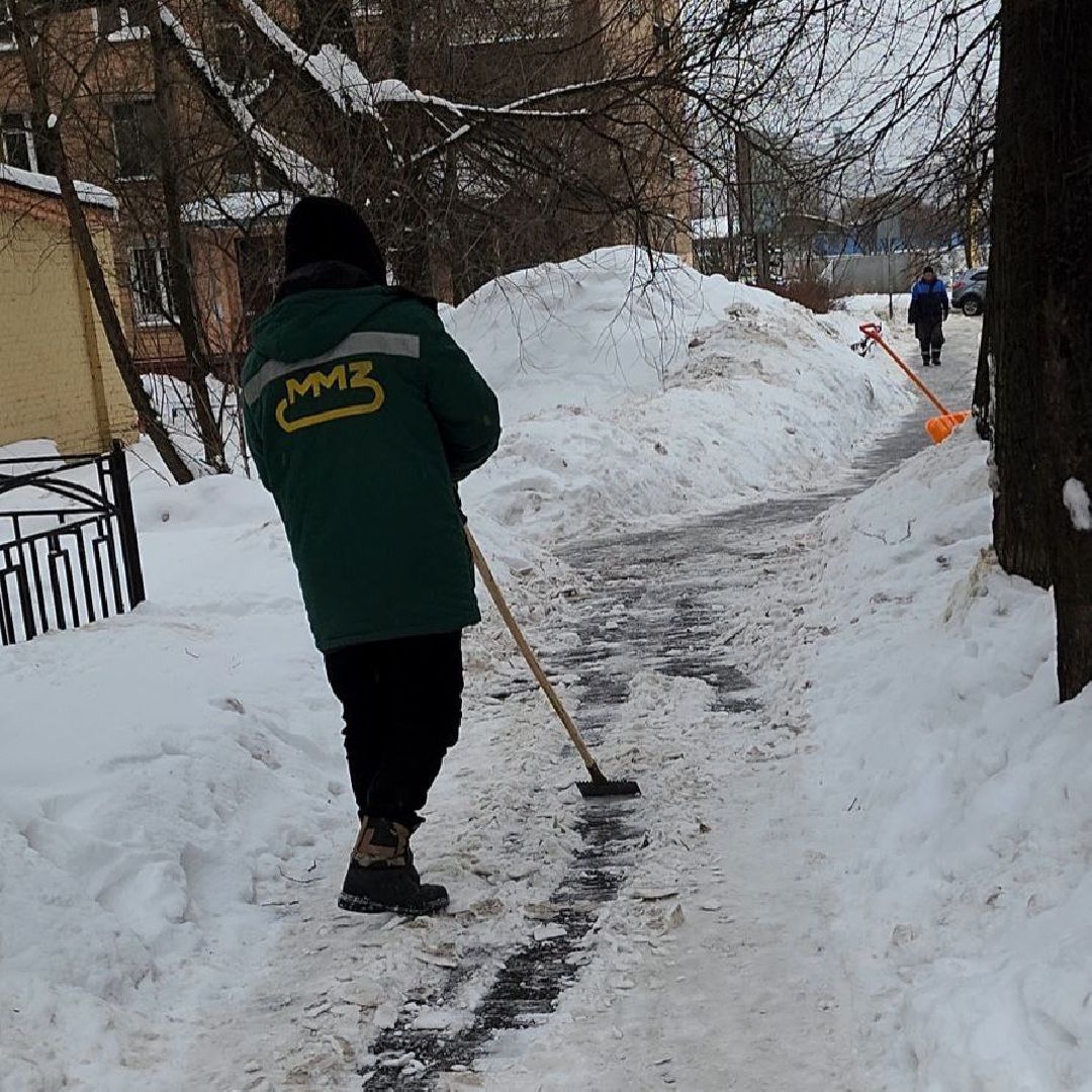 мытищи, жкх, Гололед, Уборка льда, коммунальные службы,