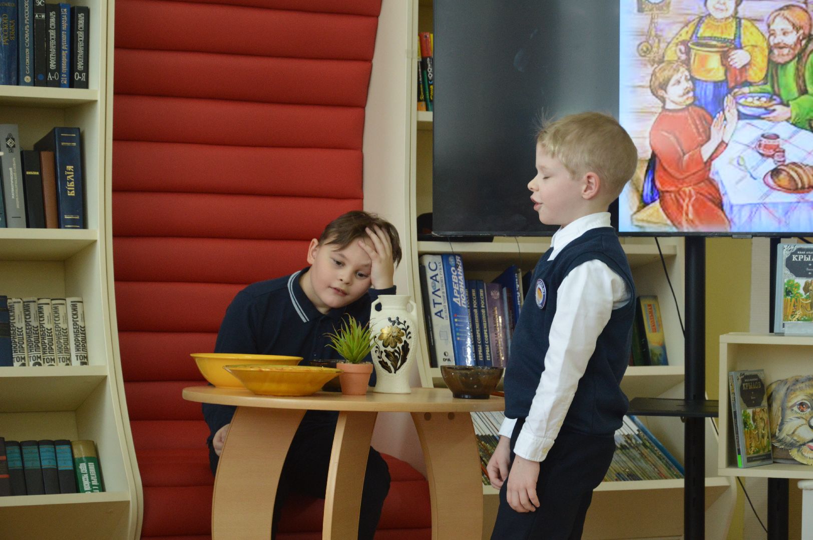 шатура, басни крылова, годовщина, библиотекарь,