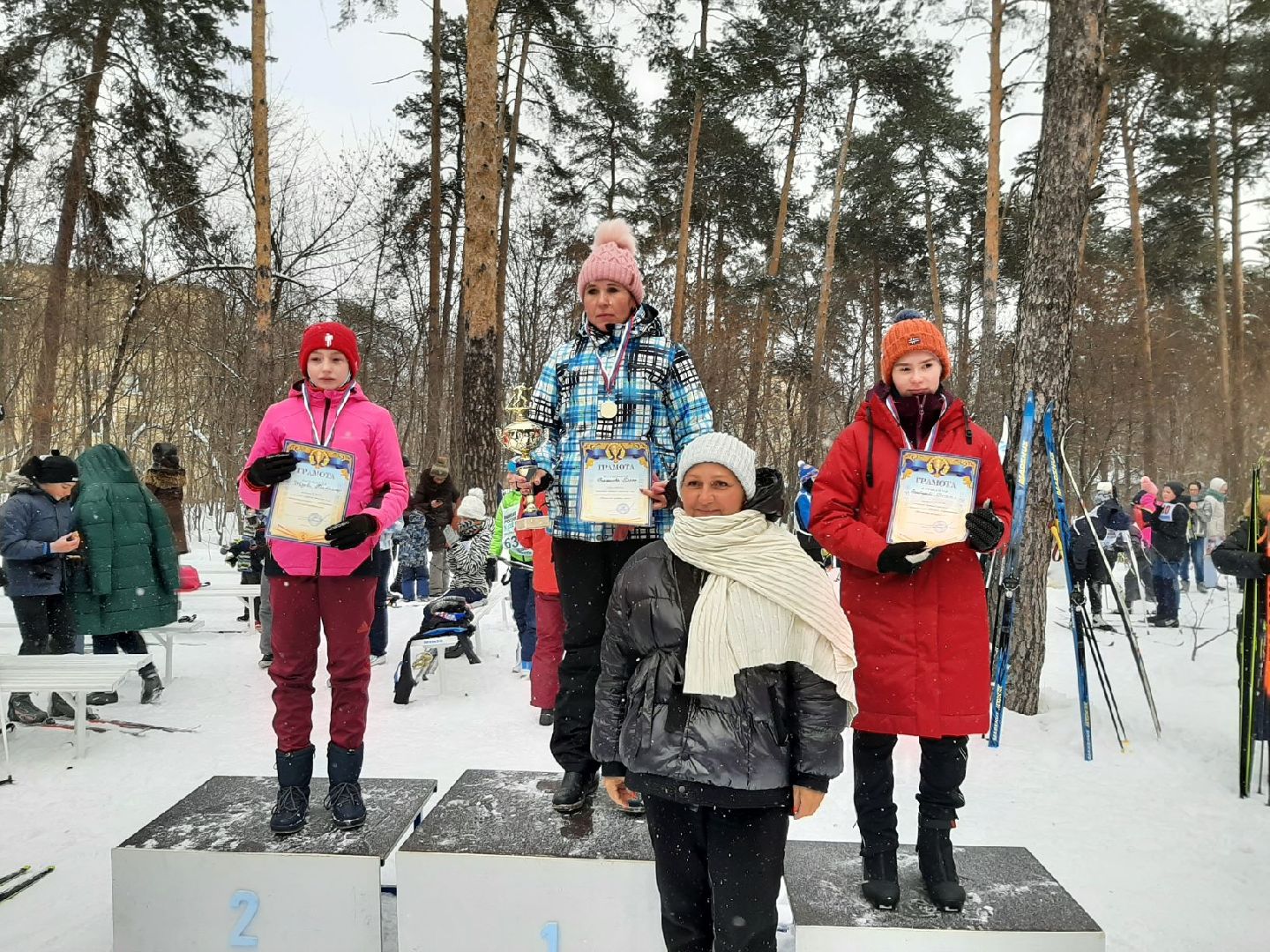 лыжи, лыжня, праздник лыж, Александрин, парк, соревнования,