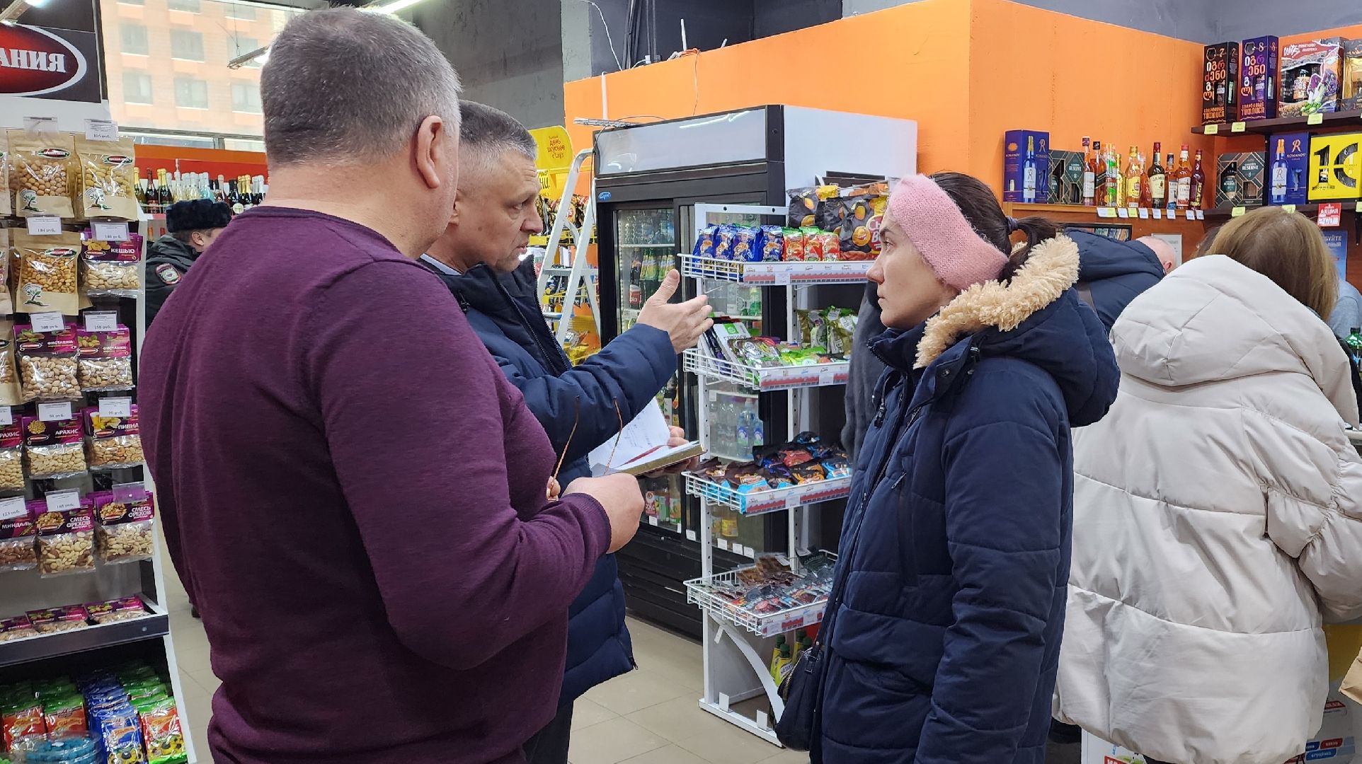 рейд главы, проверка торговых объектов, правопорядок,