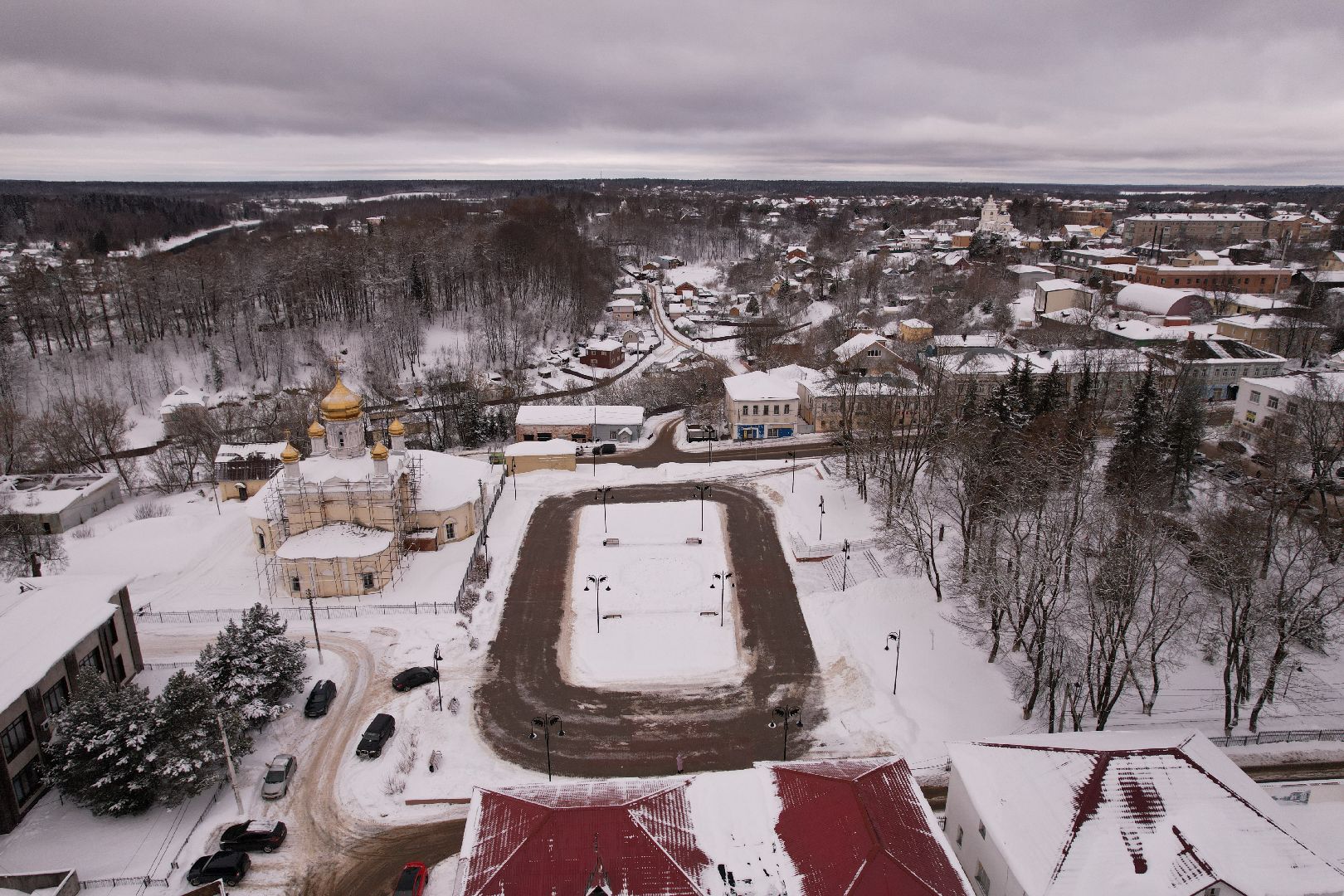 видео с коптера, площадь, война,