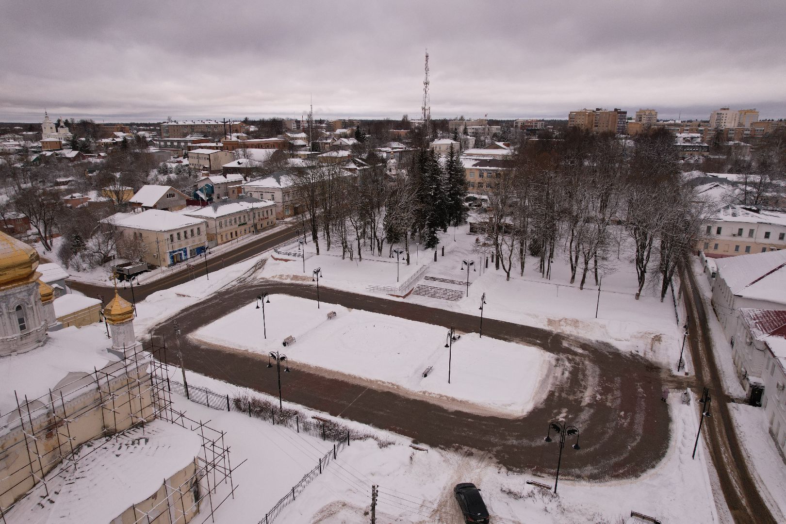 видео с коптера, площадь, война,