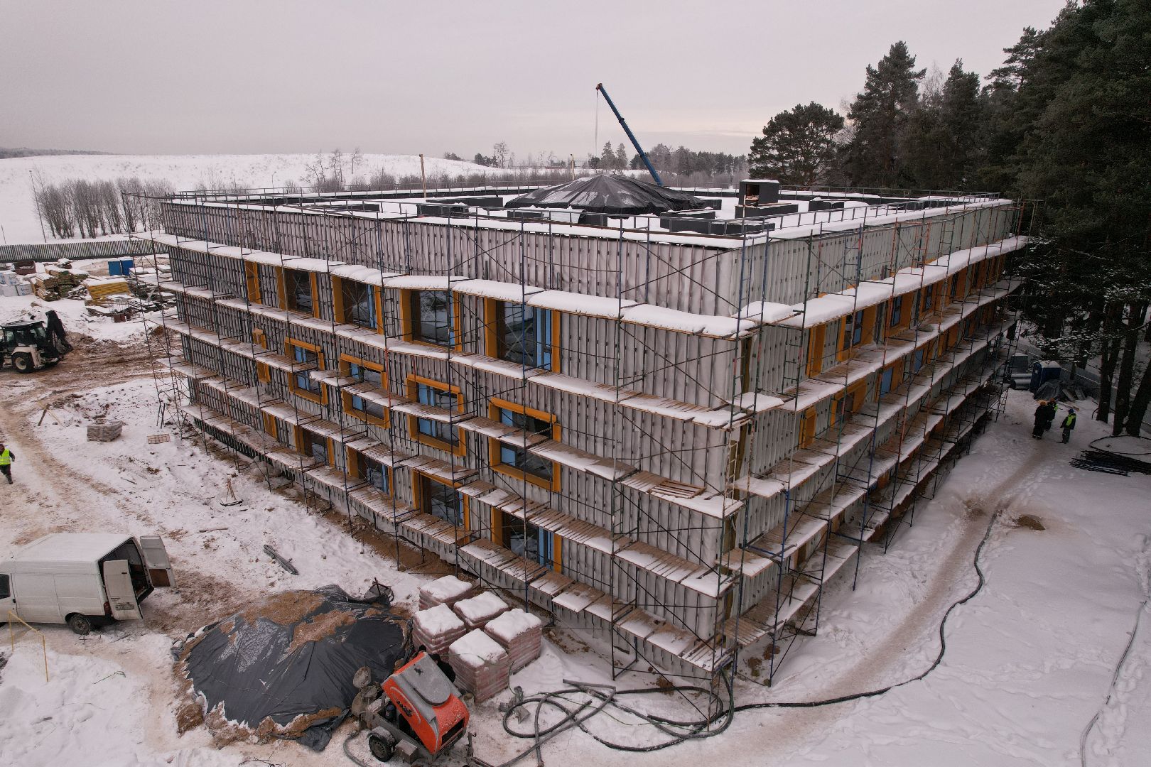 видео с коптера, лицей, долгих,