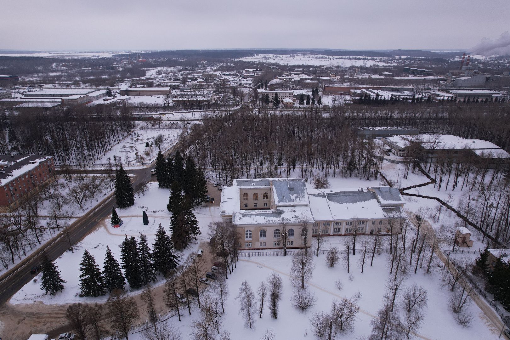 видео с коптера, дк, цементник,