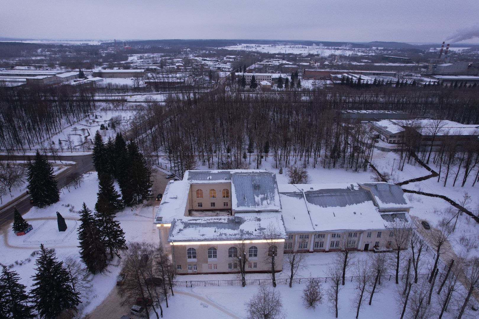 видео с коптера, дк, цементник,