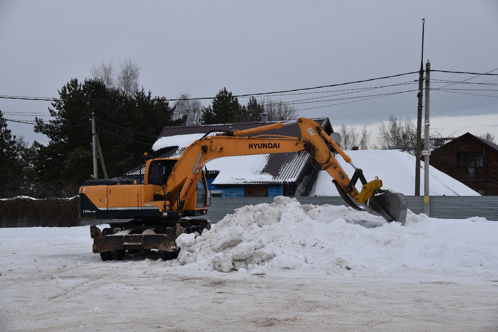лотошино, снег, жкх, уборка снега,
