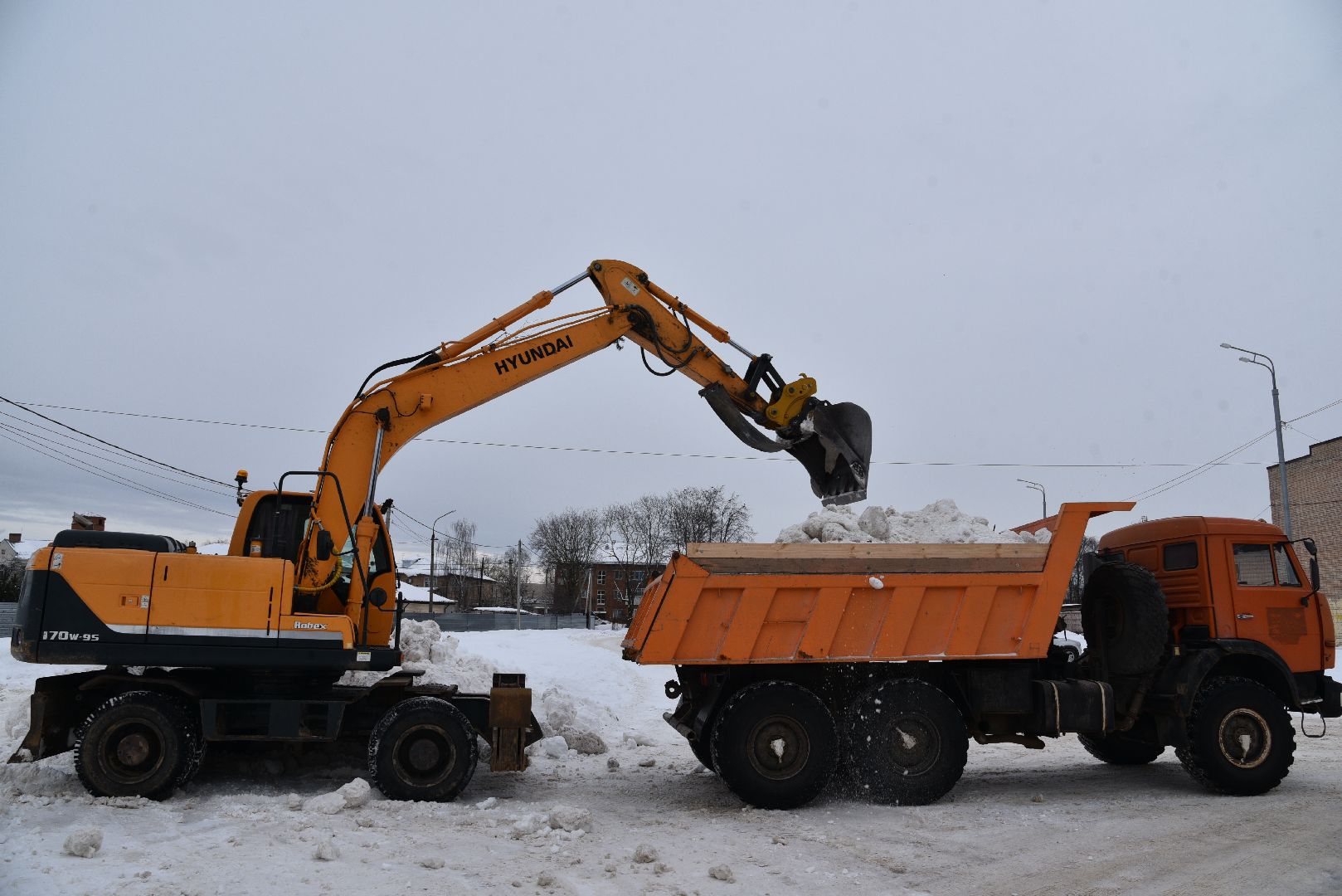 лотошино, снег, жкх, уборка снега,