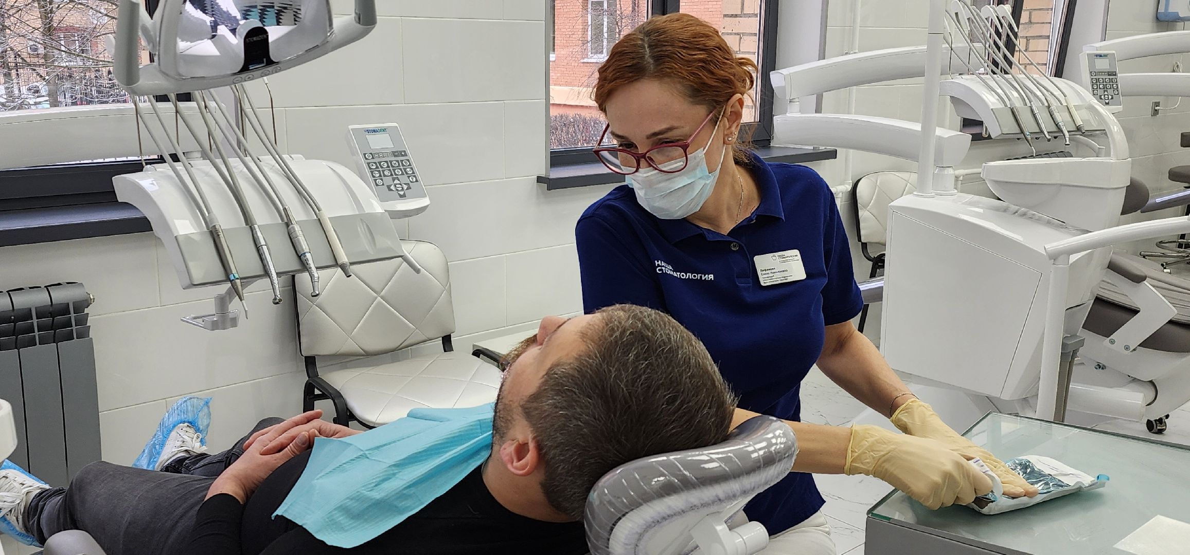 Минздрав Подмосковья, Домодедовская стоматология, ремонт кабинета ОМС,