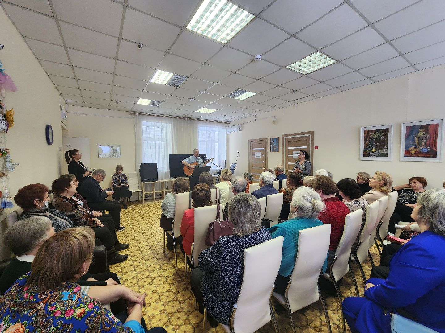 пушкино, концерт, старшее поколение, активное долголетие, поэт, авторское творчество,