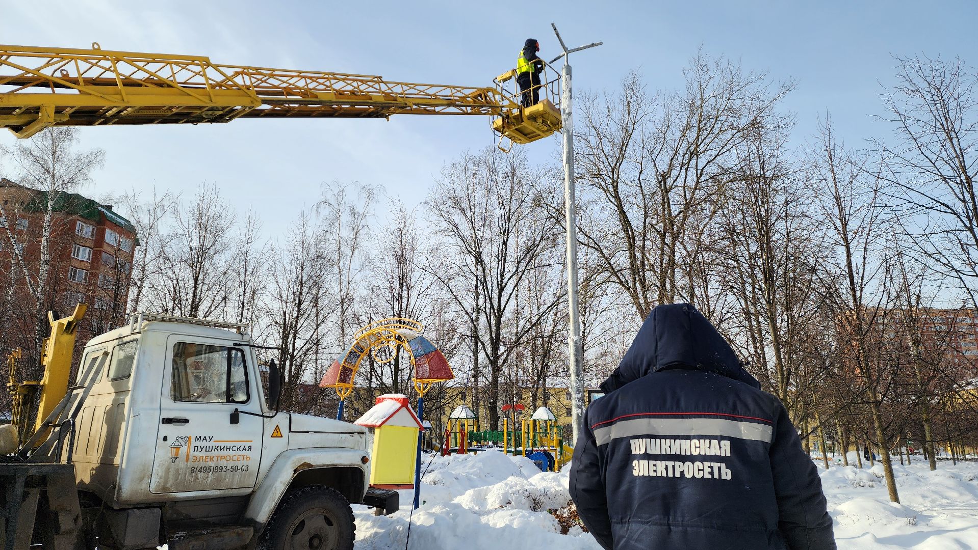 Подмосковье, Городской округ Пушкинский, Ивантеевка, благоустройсво, пушкинские элекросети, освещение, скверы,