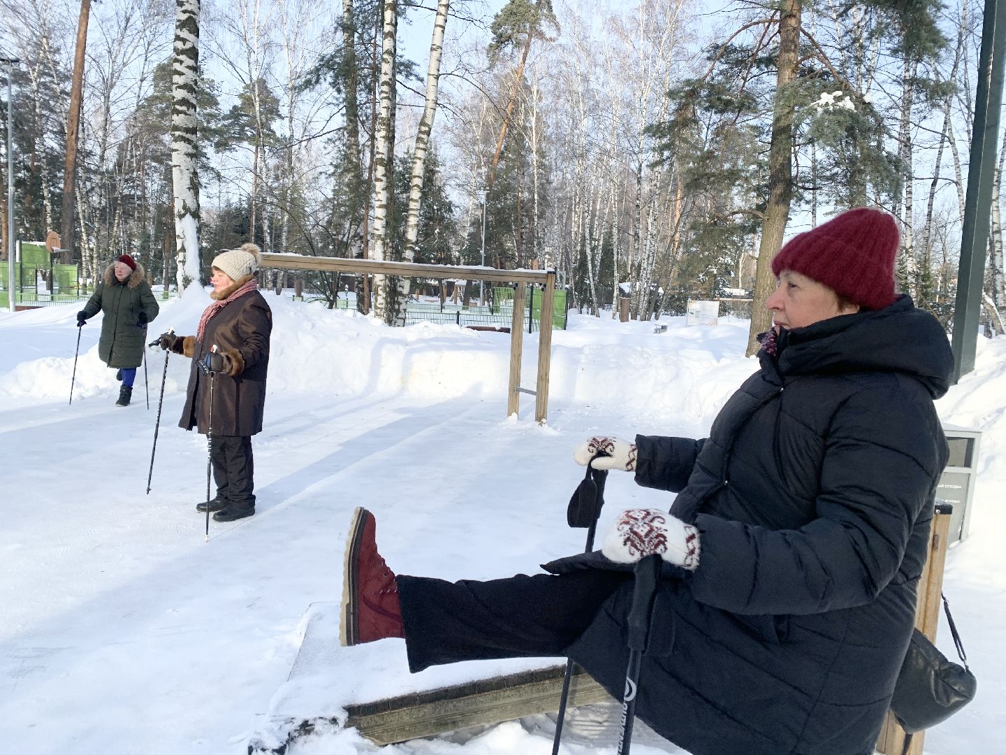 Балашиха, Подмосковье, Активное долголетие, северная ходьба, Парки Балашихи,
