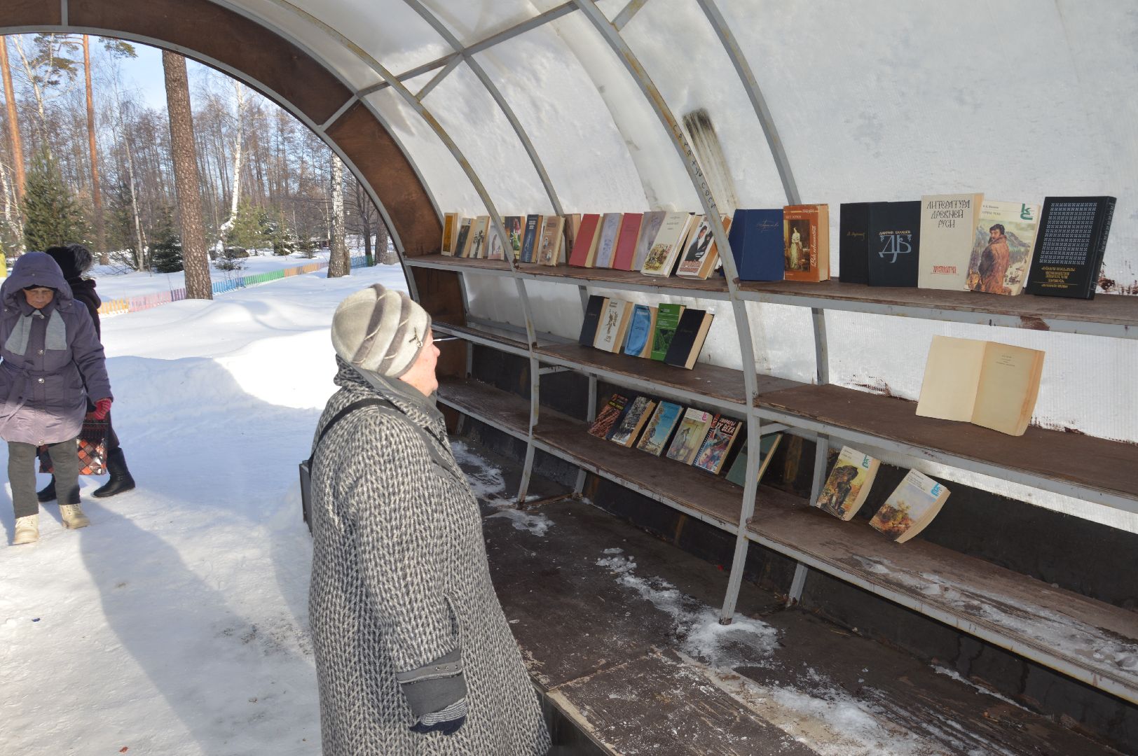 шатура, буккроссинг, книгодарение, международная акция, книги, обмен книгами, парк, парк гагарина,