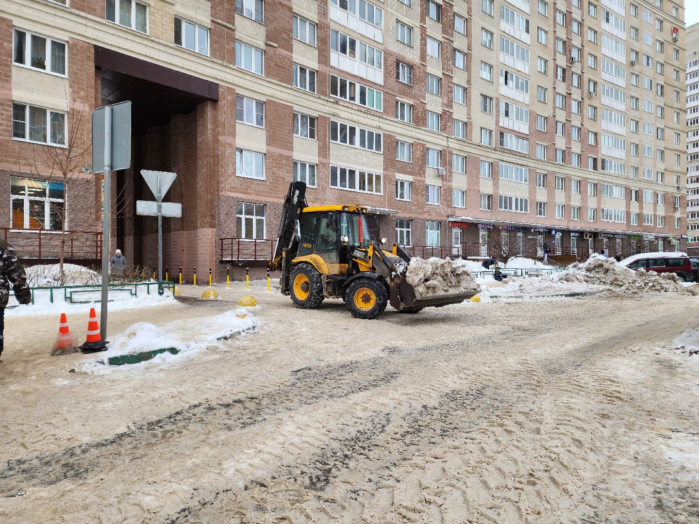 Подольск, благоустройство, уборка снега, коммунальная служба,