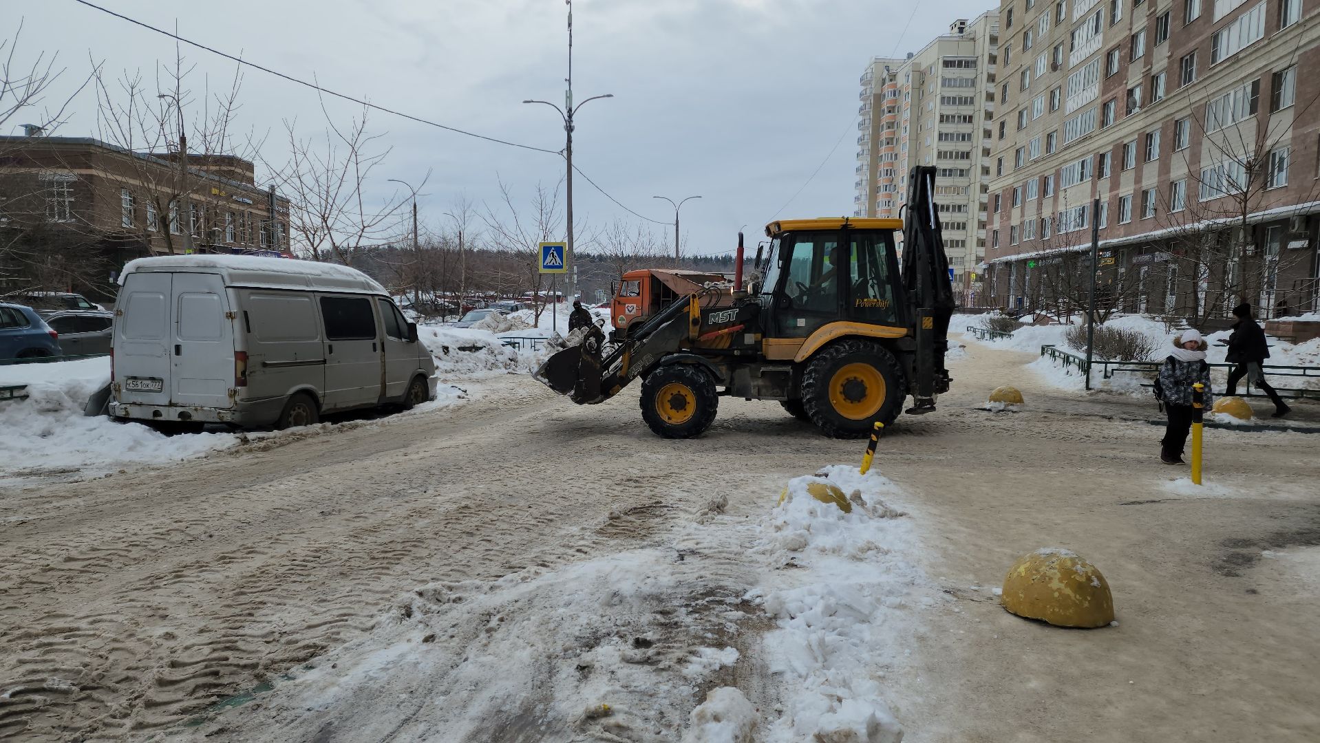 Подольск, благоустройство, уборка снега, коммунальная служба,