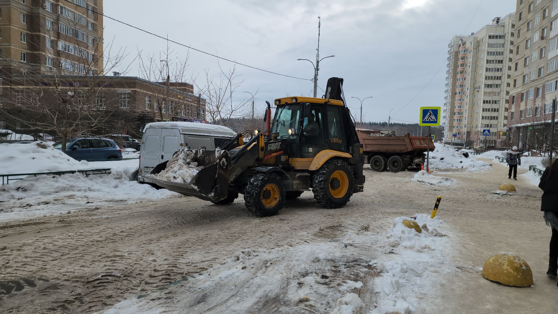 Подольск, благоустройство, уборка снега, коммунальная служба,
