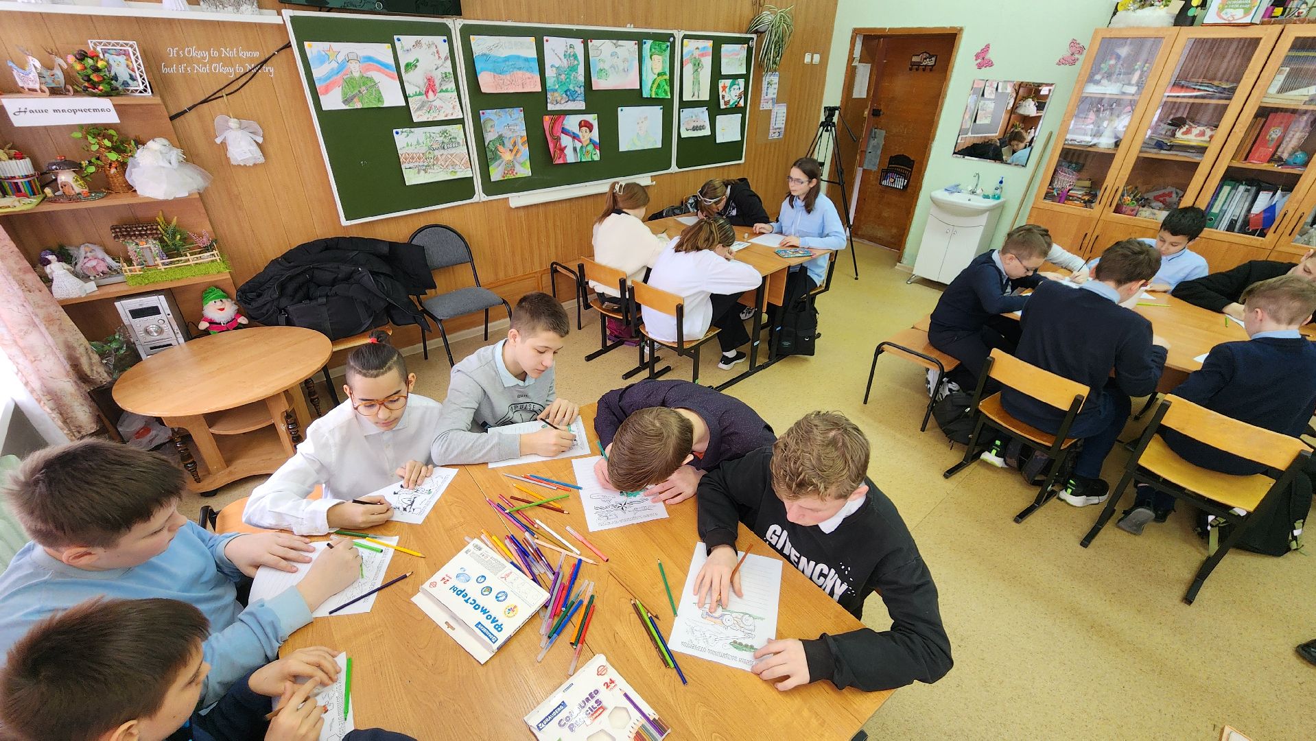 открытка герою, акция, ЦМИ, протвино, школьники,