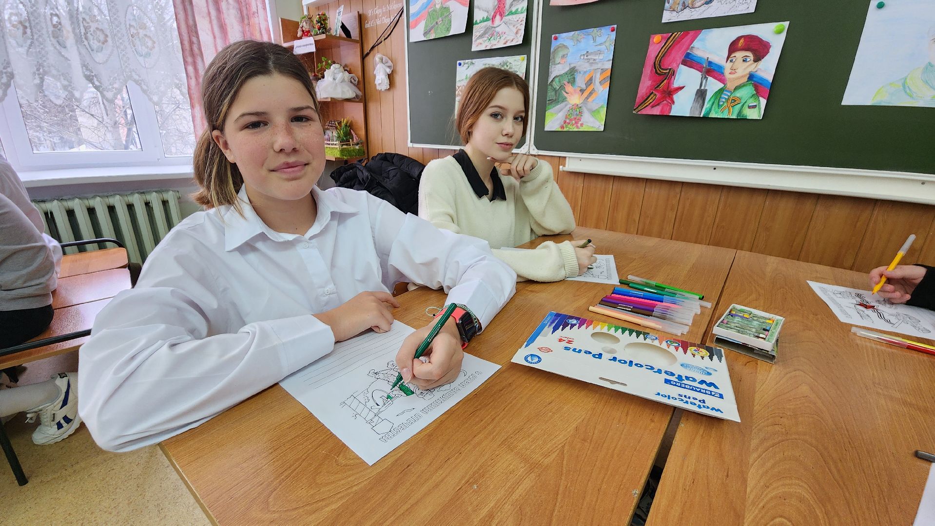 открытка герою, акция, ЦМИ, протвино, школьники,