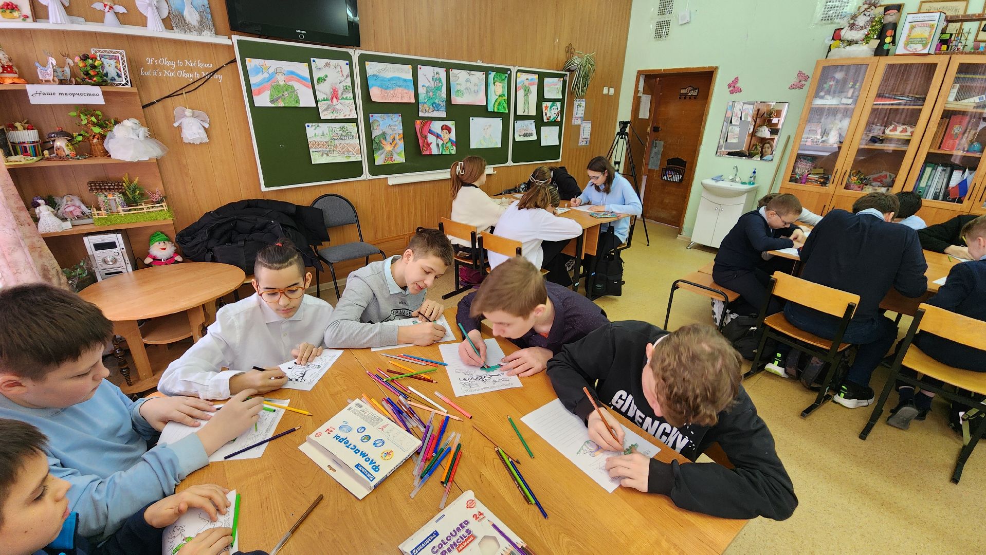 открытка герою, акция, ЦМИ, протвино, школьники,