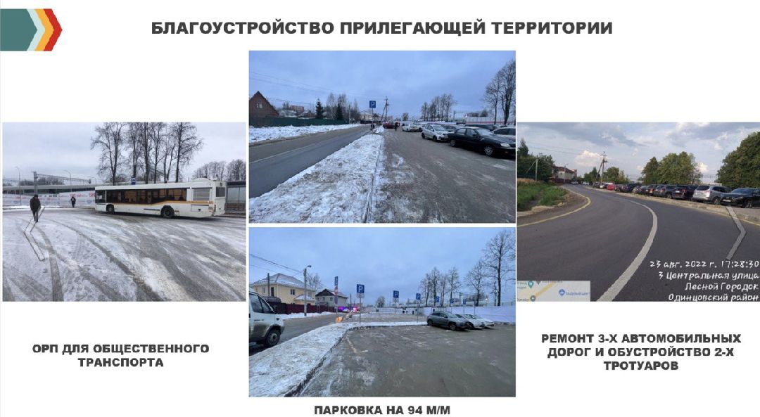Благоустройство, Одинцовский городской округ, мцд, мцд-4, Лесной Городок, голосование, администрация, сквер, парковка,