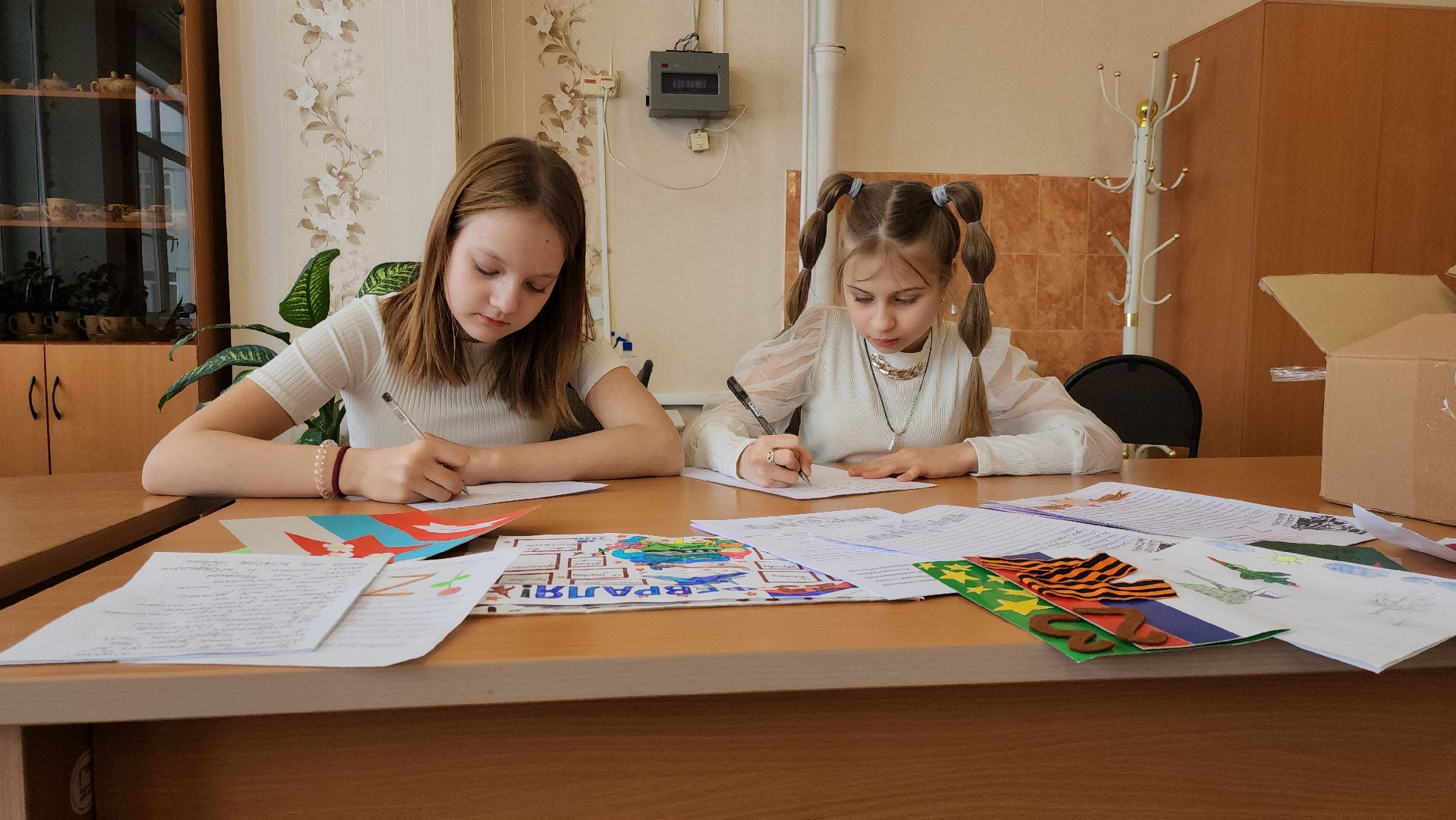 сво, военнослужащие, гуманитарная помощь, спецоперация, школьники, руза, рузский округ,