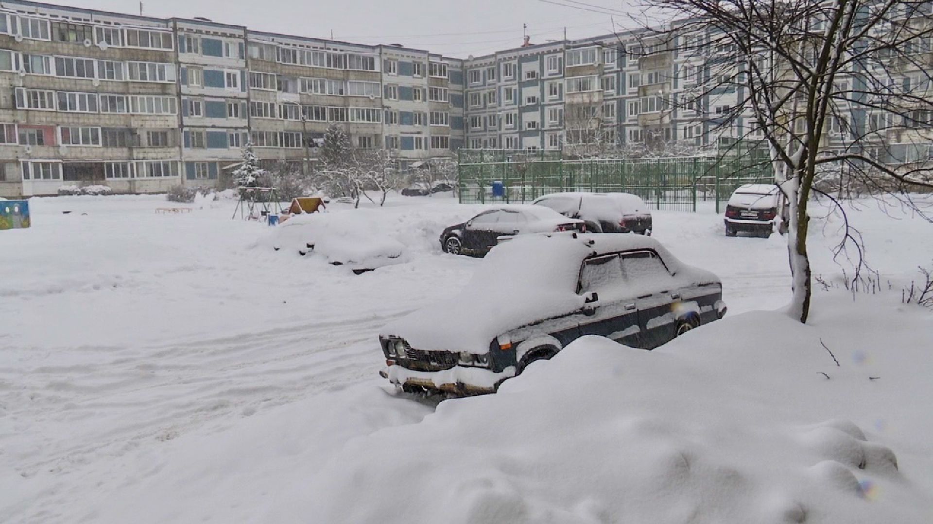 Клин, общество, транспорт, авто, снег, уборка снега,