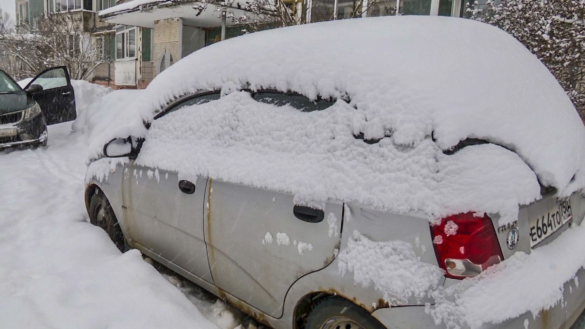 Клин, общество, транспорт, авто, снег, уборка снега,