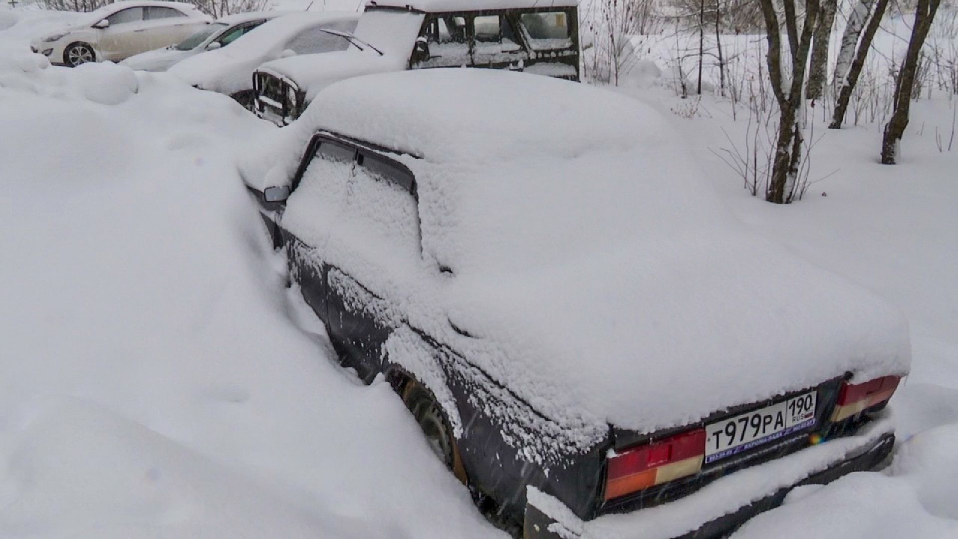 Клин, общество, транспорт, авто, снег, уборка снега,