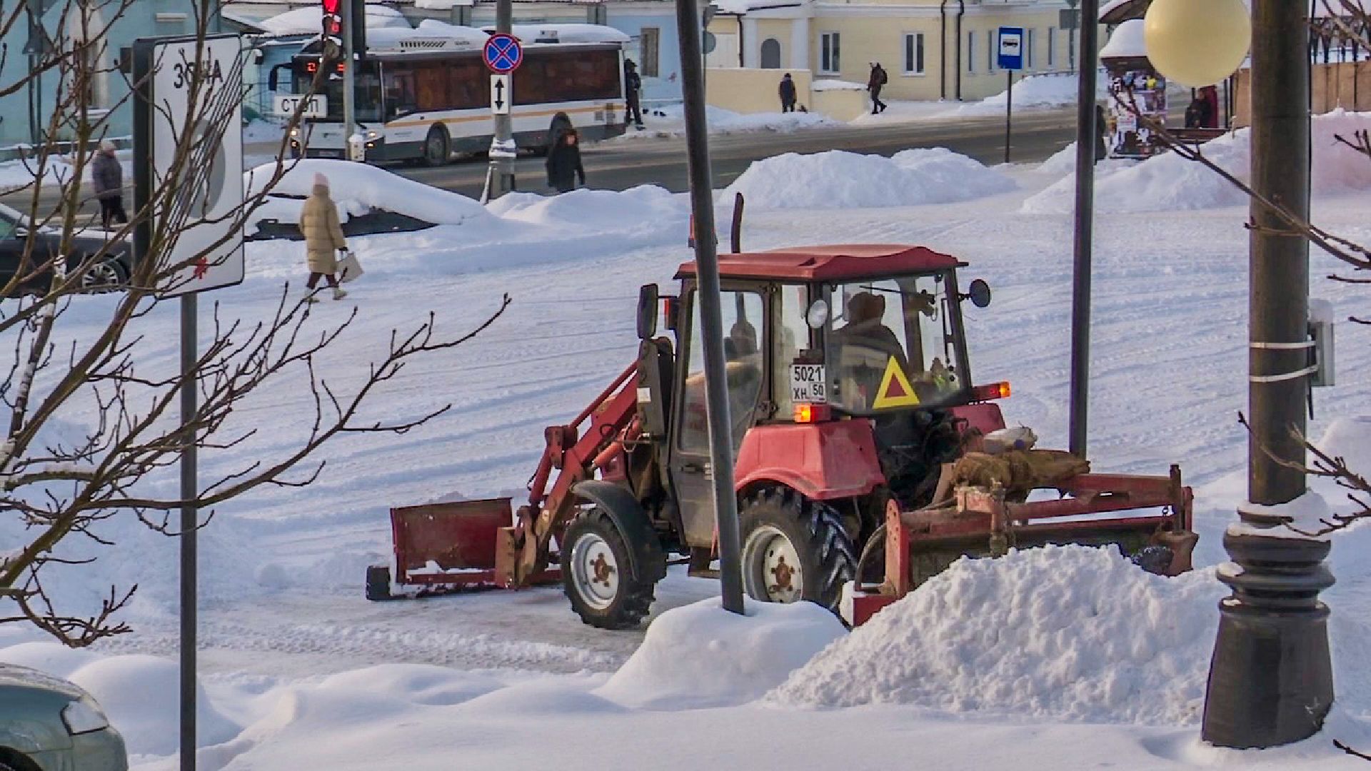 Клин, общество, ЖКХ, снег, уборка снега,