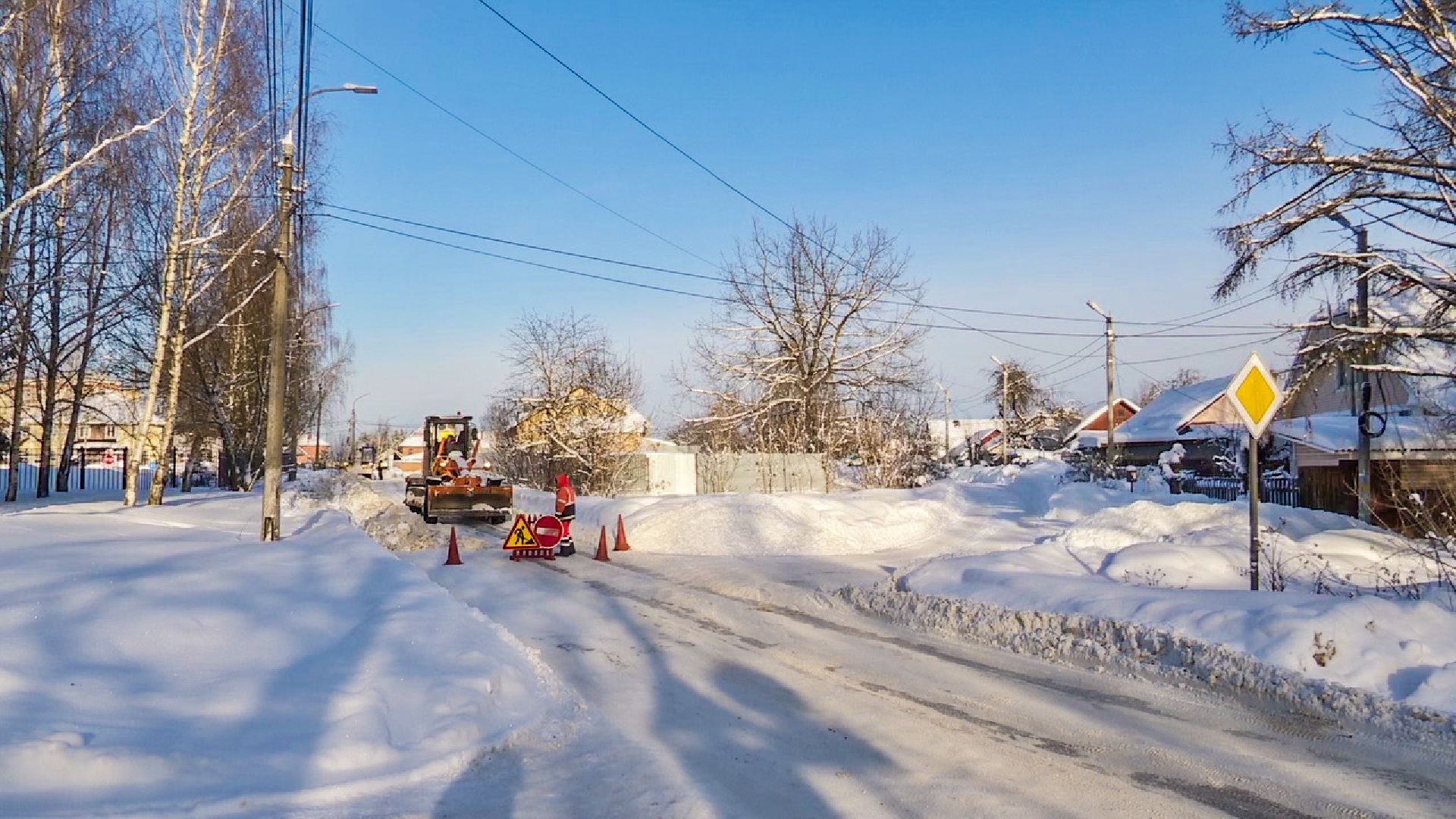 Клин, общество, ЖКХ, снег, уборка снега,