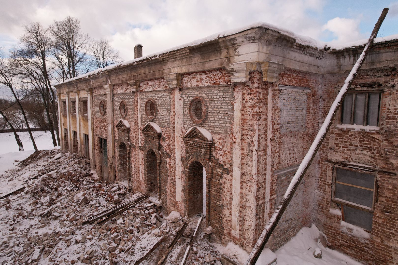 видео с коптера, лосино-петровский, культура, усадьба,