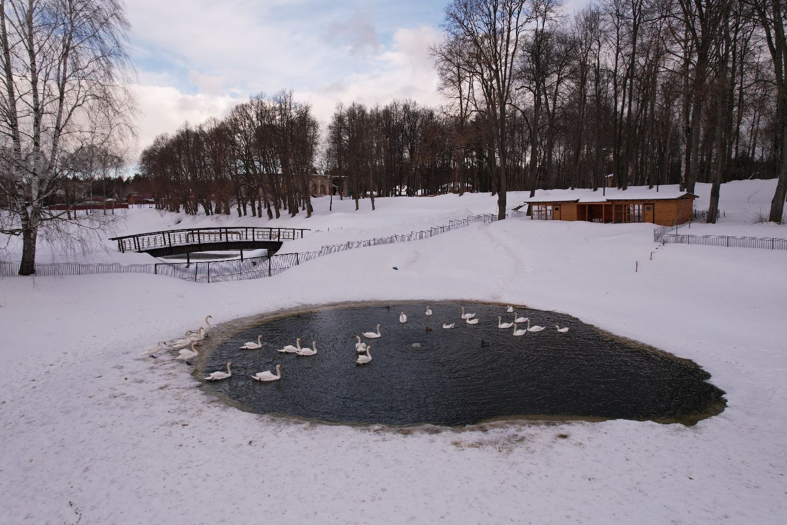 видео с коптера, лосино-петровский, культура, усадьба,