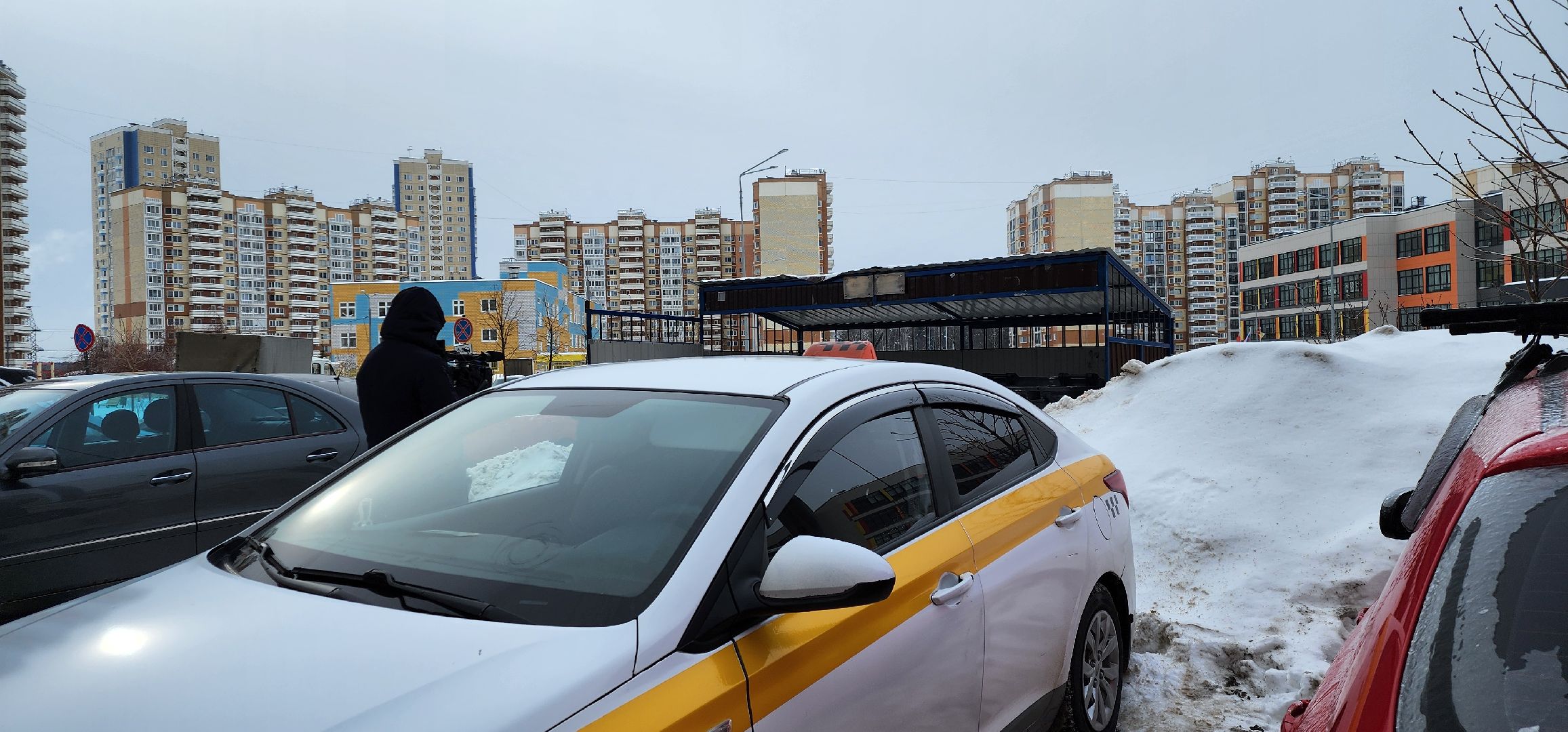 дорожные знаки, Курыжова, Домодедово, проверка уборки улиц,