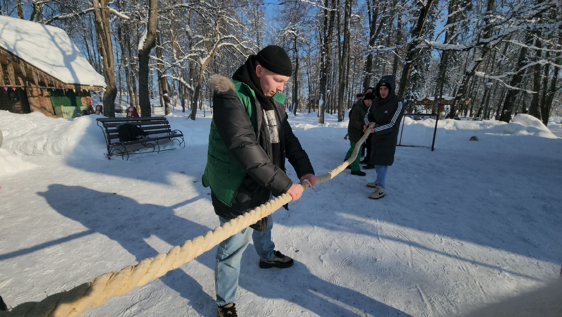 спорт в подмосковье, спорт в рузе, парки, зима 2024, зима в парке, зима в подмосковье, руза,