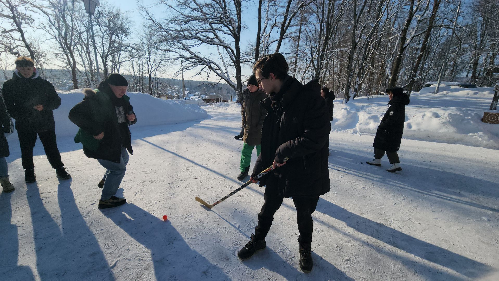 спорт в подмосковье, спорт в рузе, парки, зима 2024, зима в парке, зима в подмосковье, руза,