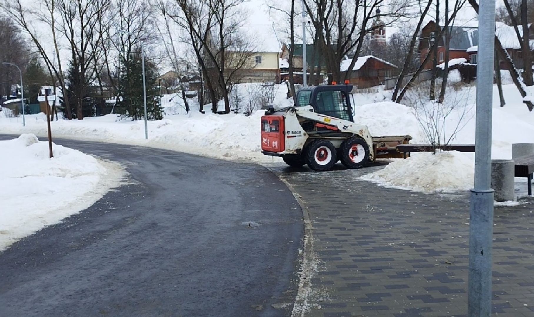 Бронницы, Парк, Бронницкий Луг, Уборка парка,