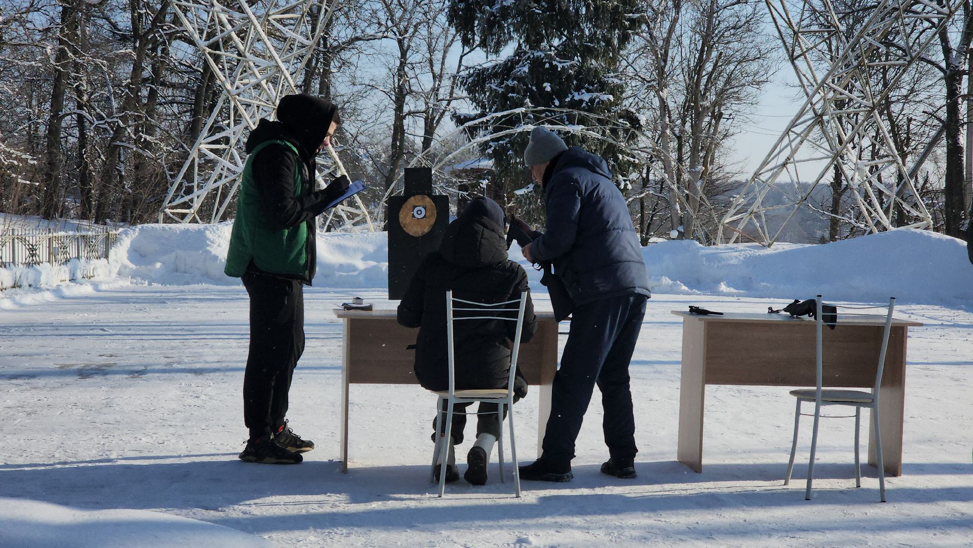 Народная гонка, Парк, Городок, зима в парках, зима 2024, зима в подмосковье, зима в рузе,