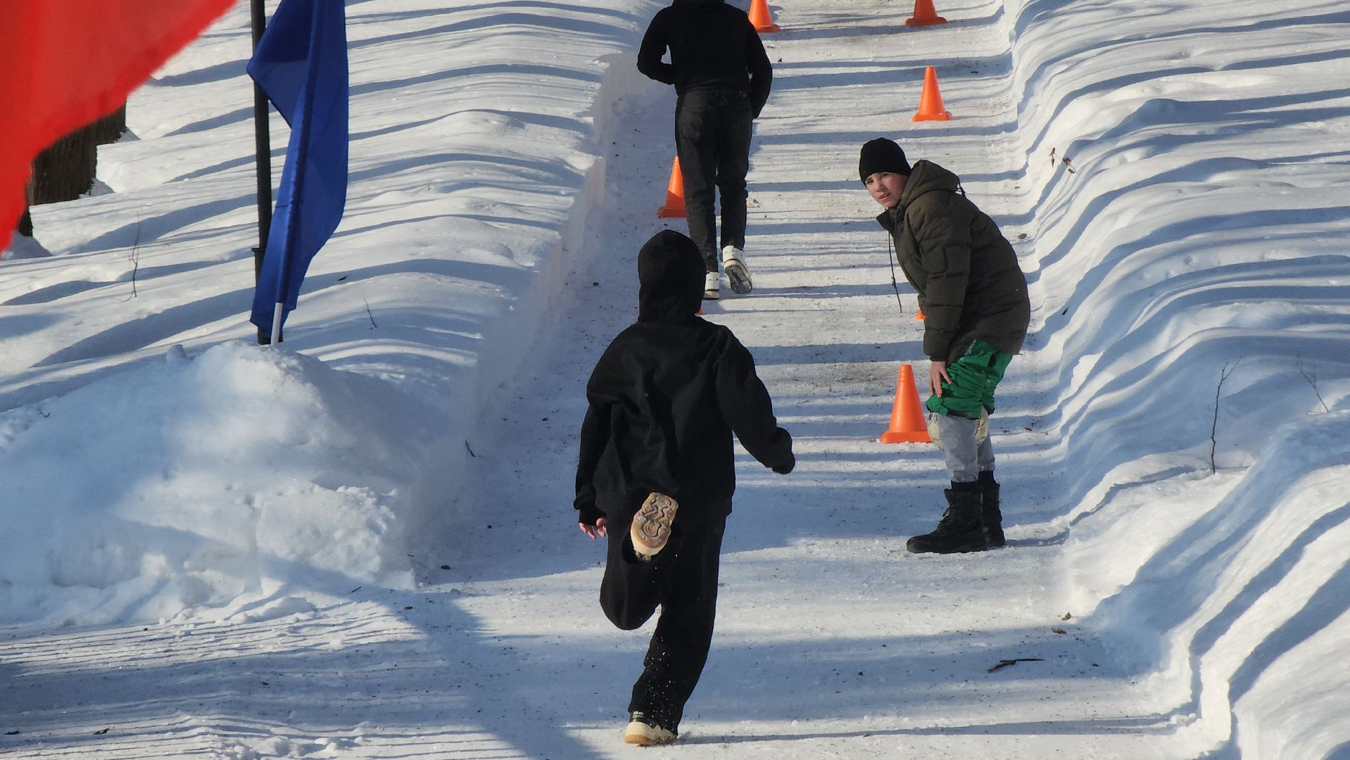Народная гонка, Парк, Городок, зима в парках, зима 2024, зима в подмосковье, зима в рузе,