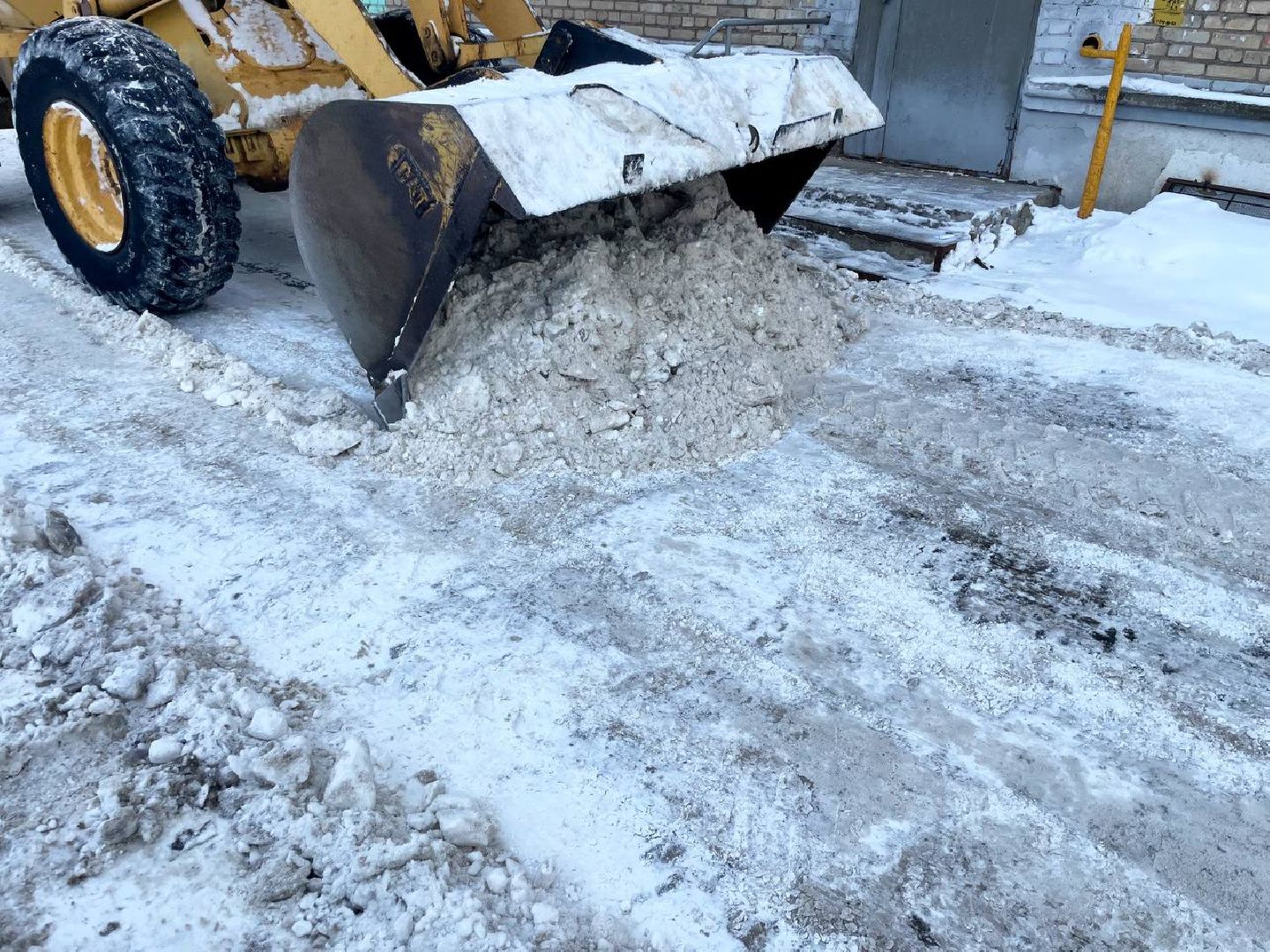 Уборка снега, Коммунальные службы, Содержание территорий, Зима, ЖКХ, Сергиев Посад,