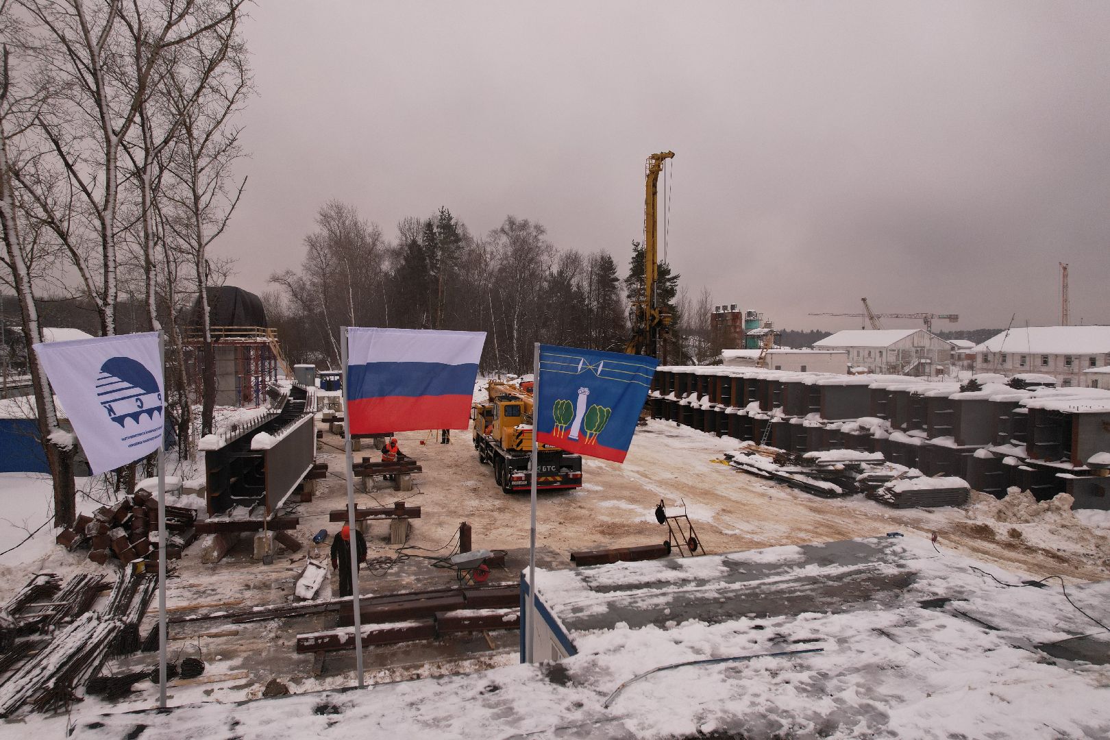 видео с коптера, опалиха,