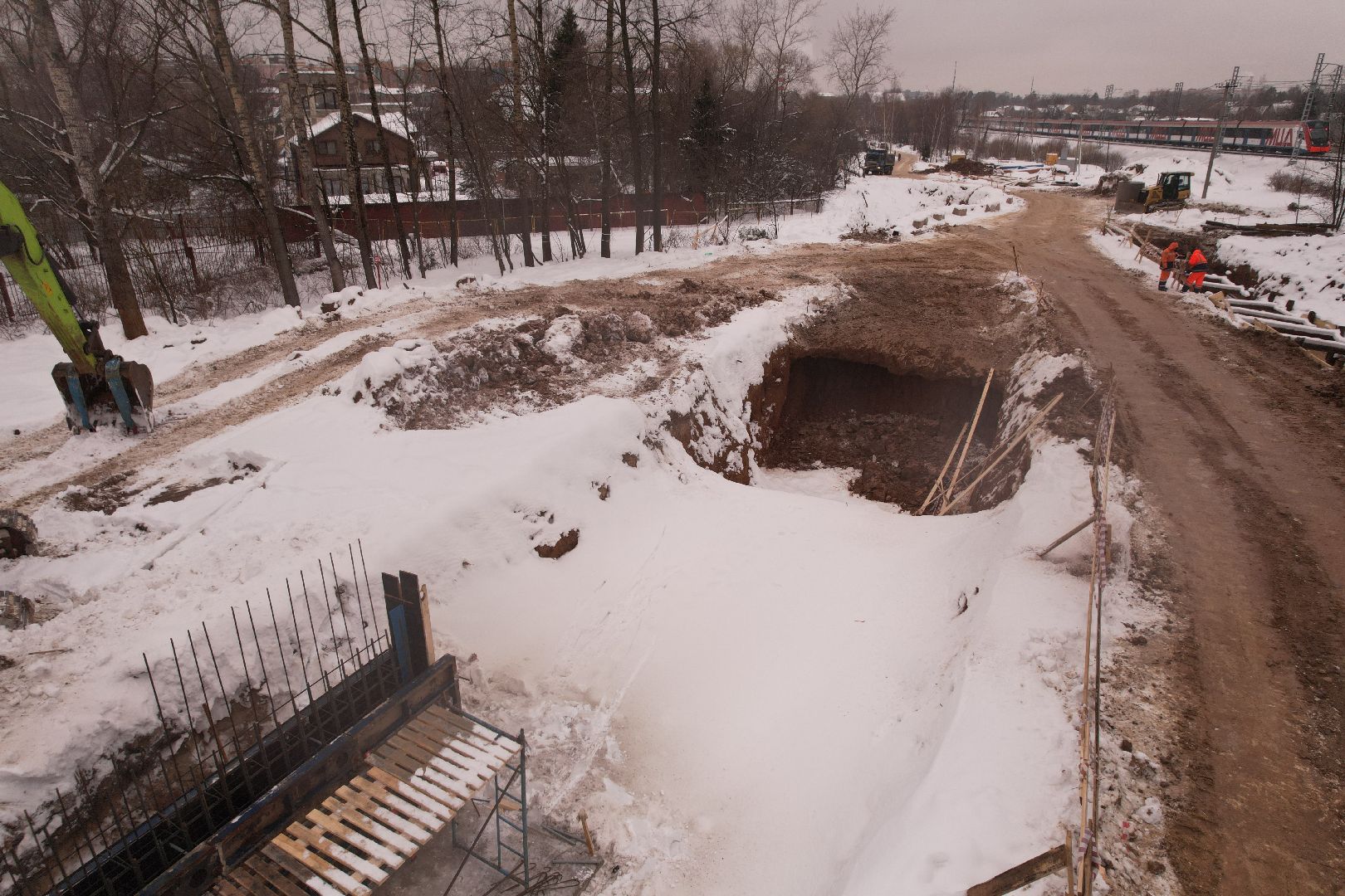 видео с коптера, опалиха,