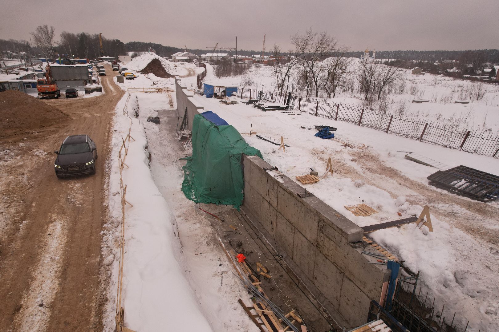 видео с коптера, опалиха,