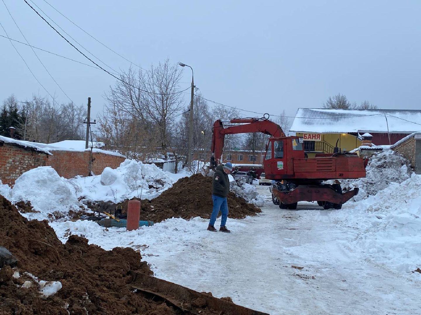 чехов, чп, жкх, утечка, теплотрасса, устранение коммунальной аварии,