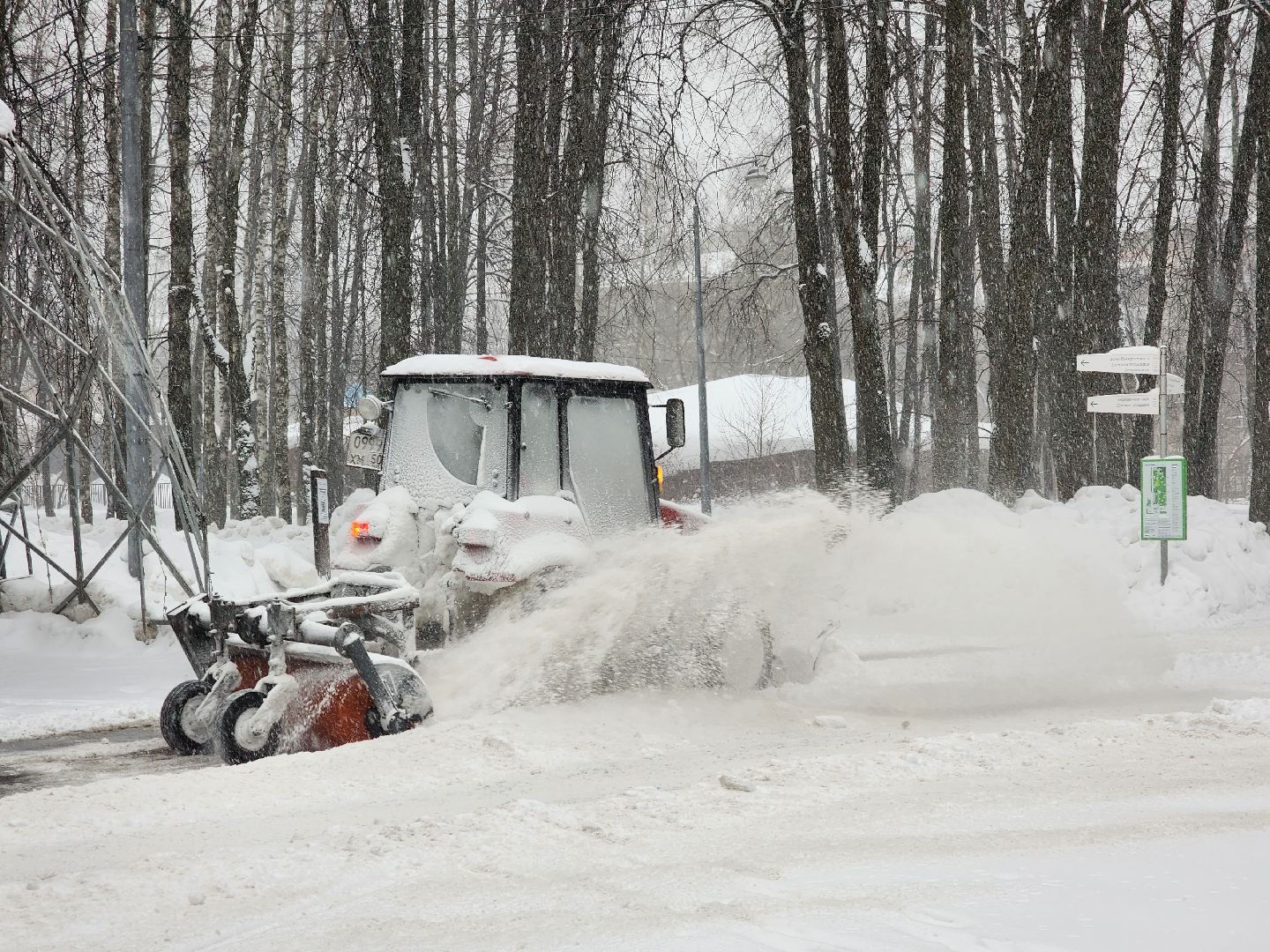 королёв,уборка снега,