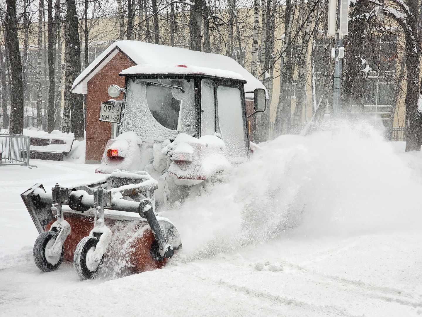 королёв,уборка снега,