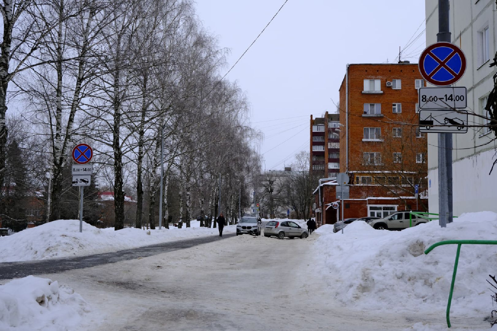 пущино, контейнерные площадки, пдд, знаки, знаки запрета парковки,
