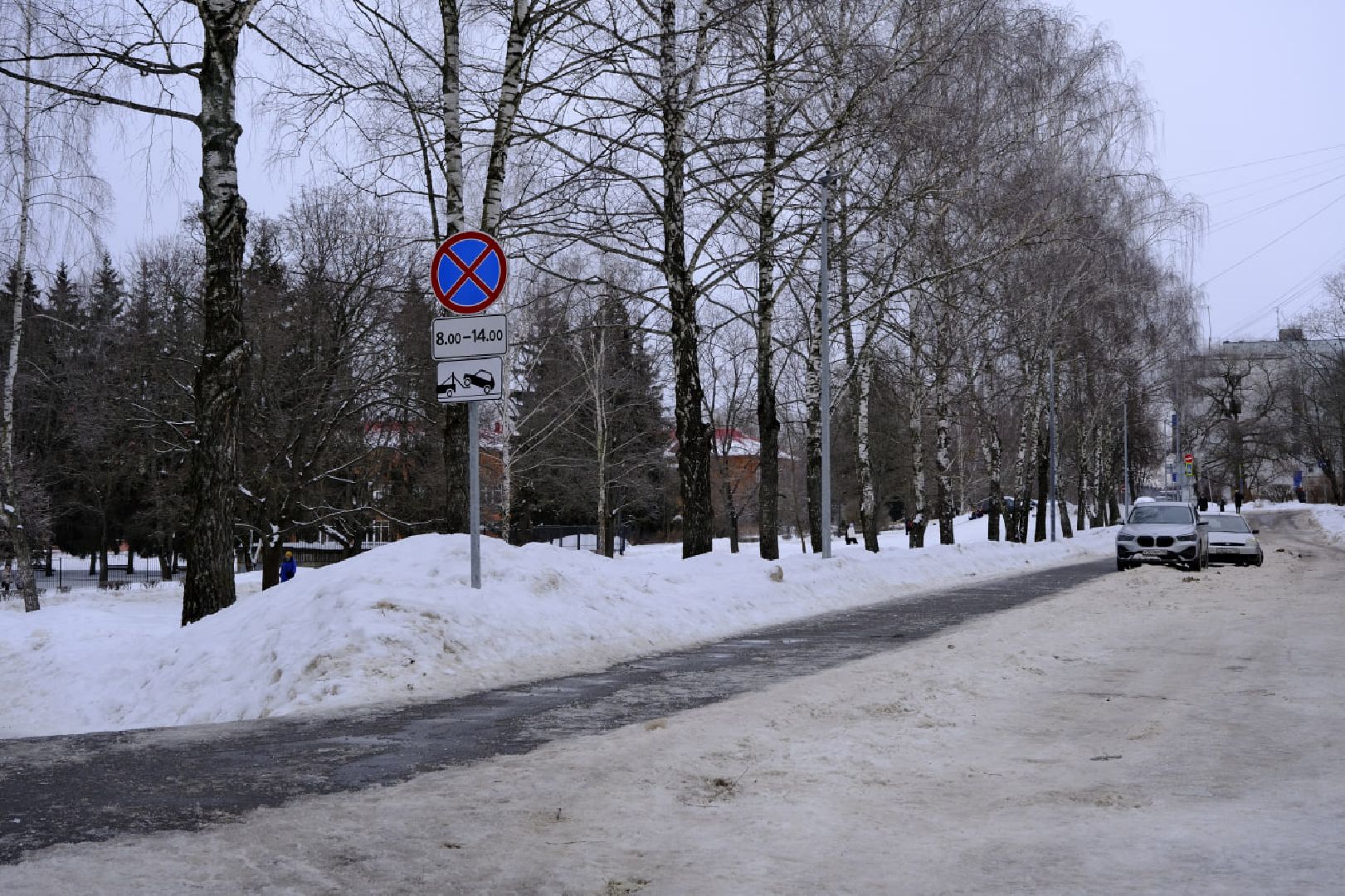 пущино, контейнерные площадки, пдд, знаки, знаки запрета парковки,