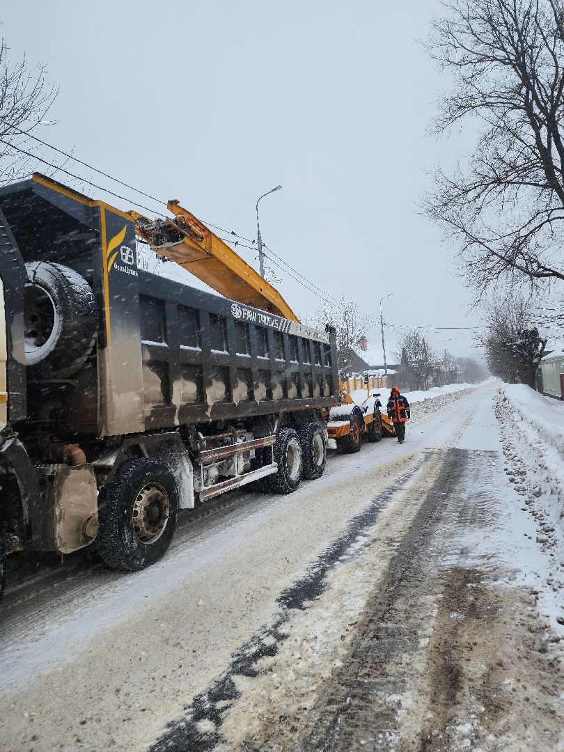 серпухов, подмосковья, уборка снега, комбинат благоустройства,