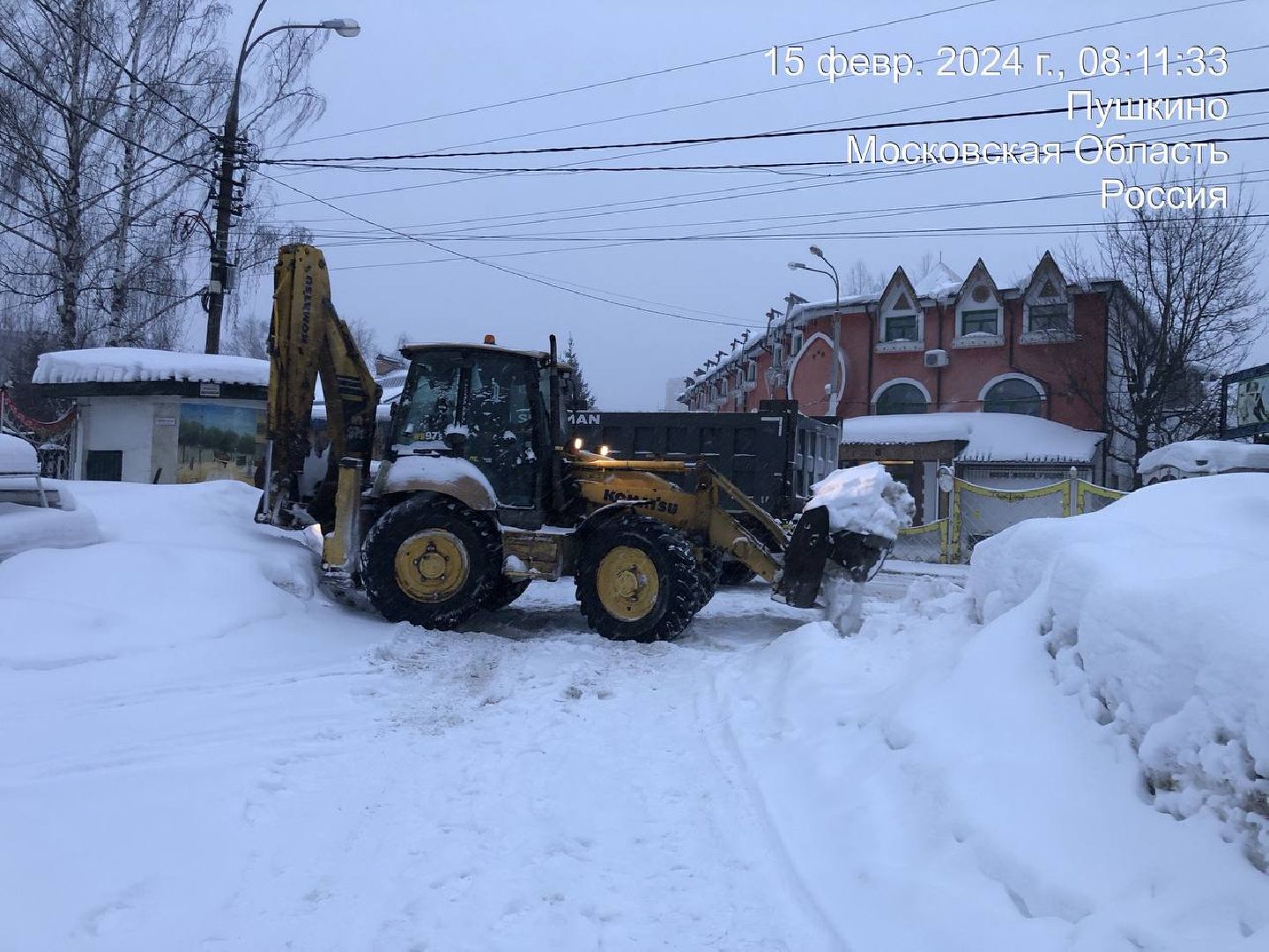 пушкино, снегопад, уборка снега, жкх,