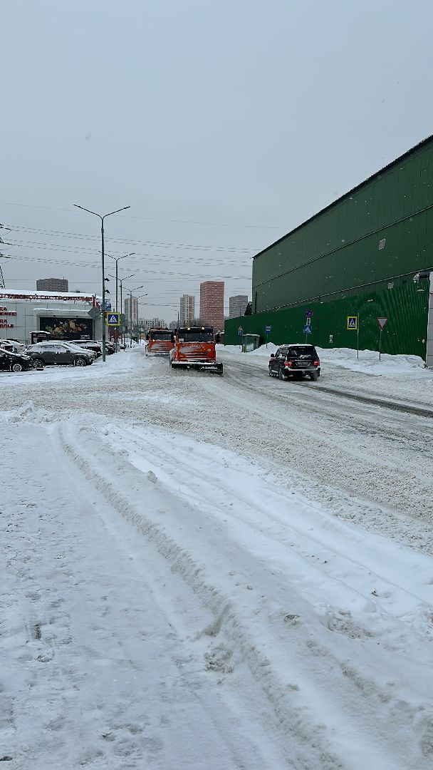 Одинцово, Дороги, Уборка снега,