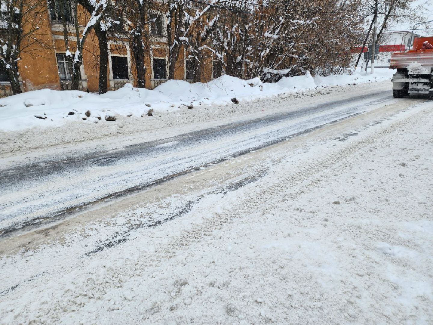 Солнечногорск, уборка территорий, уборка снега и наледи, Снегопад, коммунальная служба,